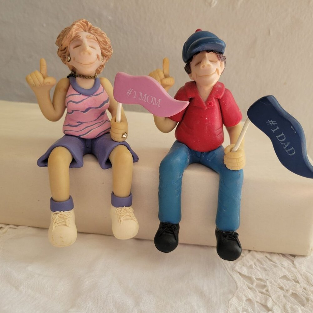 Vintage Danbury Mint #1 Mom & Dad Figurine Set By L Manning Limited Edition